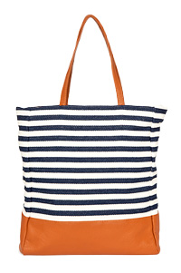 Nautical Striped Tote