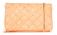 Quilted Stud Clutch