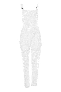 Sheer Lace Overalls
