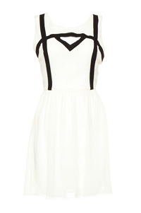 Barred Bodice Dress