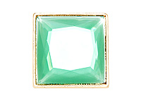 Square Gem Cocktail Ring