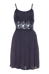 Floral Lace Top Dress