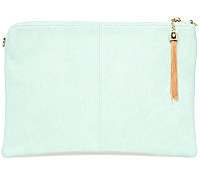 Simple Textured Tassel Clutch/Tablet Case