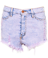 Distressed Dyed Cutoff Shorts