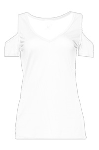 Shoulder Cutout Tee