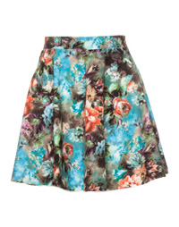 Classical Bouquet Circle Skirt