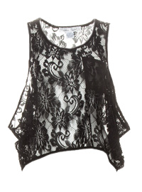 Oversized Lace Tank Top