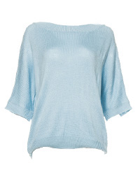 Shredded Back Sweater