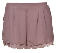 Scalloped Edge Shorts