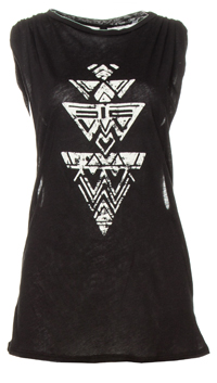 Tribal Open-Back Tank