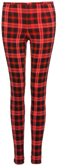 Slim Plaid Pants