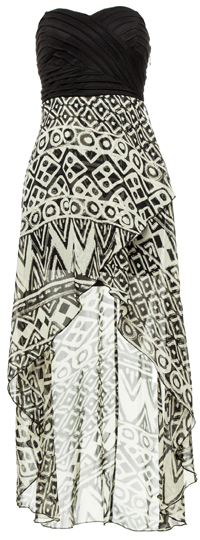 Tribal High Low Dress