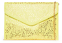 Floral Laser Cut Clutch