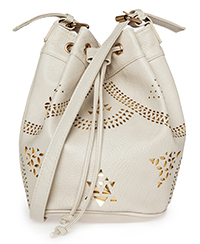 Tribal Cutout Bucket Bag