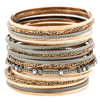 Mixed Vintage Bangle Set