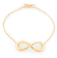 Infinity Charm Chain Bracelet