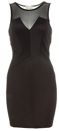 Modern Mesh Bodycon Dress