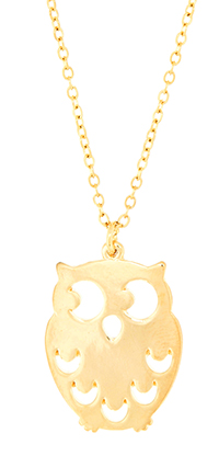 Owl Pendant Necklace