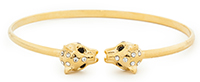 Leopard Duo Bangle Bracelet