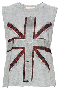 Plaid Flag Tank