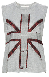 Plaid Flag Tank