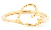 DAILYLOOK Wire Heart Midi Ring