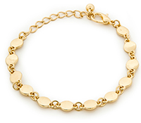 Golden Disk Bracelet