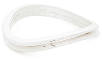 DAILYLOOK Warped Bangle Bracelet Set