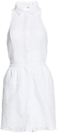 Daisy Eyelet Lace Dress in White | DAILYLOOK