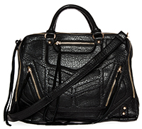 Edgy Zippered Handbag