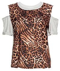 Shoulder Cutout Safari Top