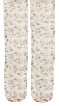 Glittery Floral Tights