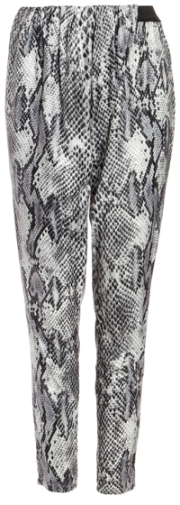 Snake Print Harem Pants