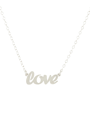 Sterling Silver Love Necklace