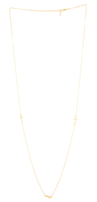 Triple Cross Necklace