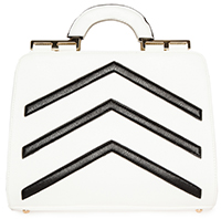 Structured Chevron Handbag