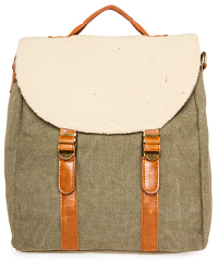 Canvas Satchel Backpack