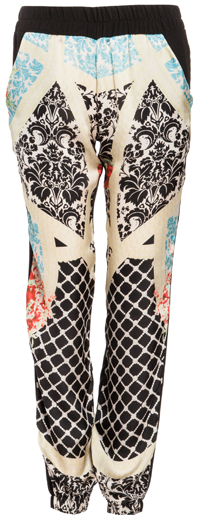 Mixed Print Track Pants