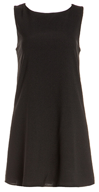 Draped Back Shift Dress