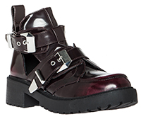 Utility Cutout Ankle Boots