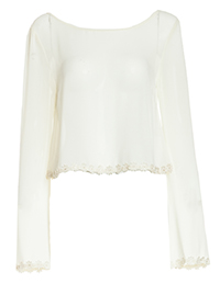 Floral Hem Blouse