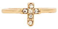 Holy Cross Midi Ring