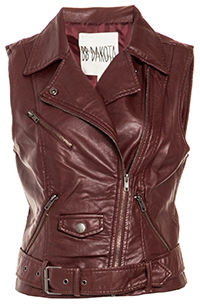 BB Dakota Anne Leatherette Vest