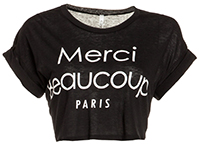 Merci Crop Top