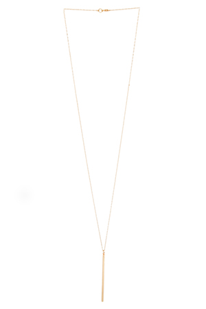 DAILYLOOK Single Bar Necklace