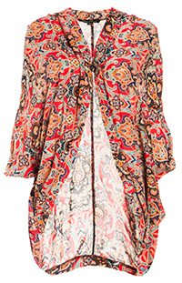 Moroccan Print Kimono