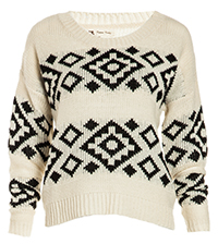 Diamond Tribal Sweater
