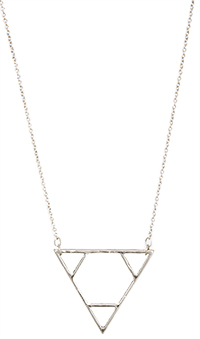 Geometric Pyramid Necklace