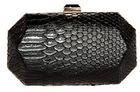 Chic Reptile Box Clutch