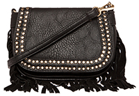 Stud and Fringe Mini Purse